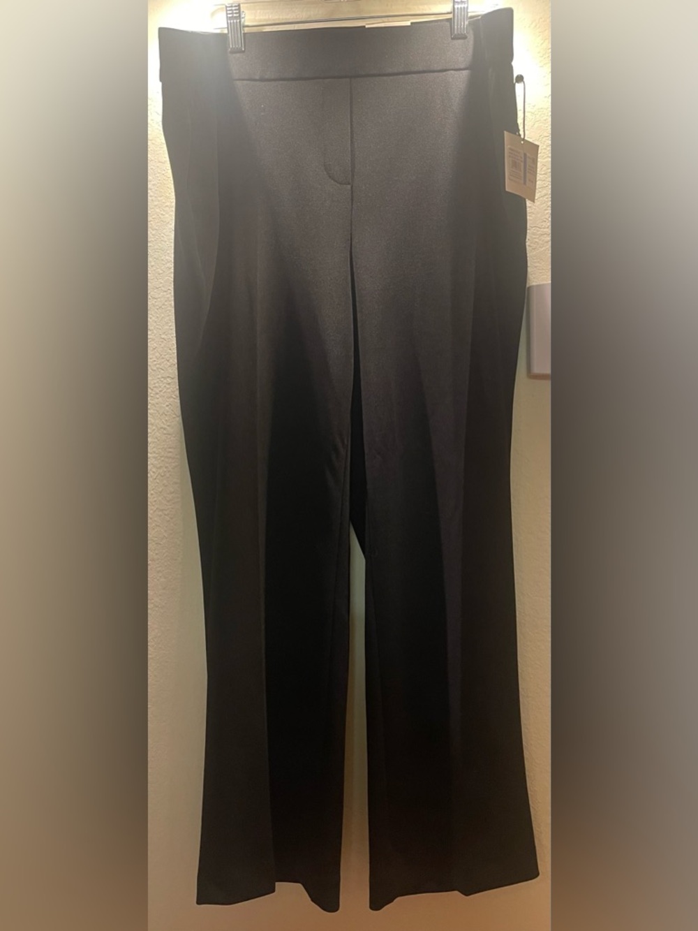 Anne Klein Black Straight Leg Pants